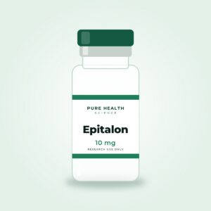 Epitalon 10 mg lyophilized research peptide vial by Pure Health Sciences