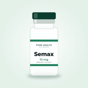 Semax 10 mg lyophilized research peptide vial by Pure Health Sciences